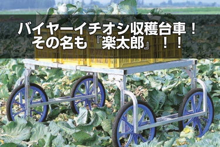買い物 ボクらの農業EC 店ハラックス 楽太郎 アルミ製伸縮式サイドガード付収穫台車 RA-500