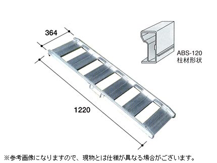 アルミス アルミブリッジ ABS-120-30-1.0 - 農機具のアグリズ！