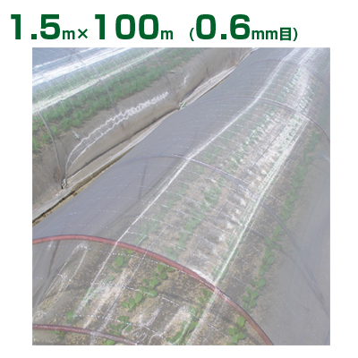 【個人宅配送可能】日本ワイドクロス 防虫ネット サンサンネット ソフライト SL3200 0.6mm目 1.5m×100m 透光率87% 3本入  (農業用)(園芸用)(農業資材)(家庭菜園)(防虫網)(虫よけネット)(ビニールハウス)(150cm)