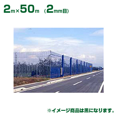 ダイオ化成 防風ネット ダイオネット 130 黒 2mm目 2m×50m(防風網