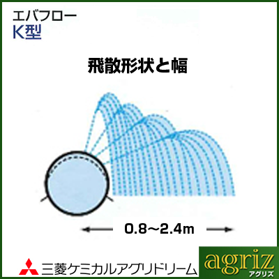 三菱ケミカルアグリドリーム エバフロー K型 100m 潅水チューブ 灌水