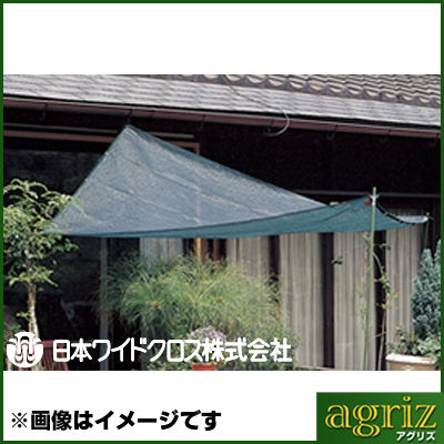 日本ワイドクロス 園芸用 遮光ネット BK1210 ワイドスクリーン ブラック 3.6m×5.4m ハトメ（周囲45cmピッチ）付 防霜 防風  アウトドア キャンプ(360cm)